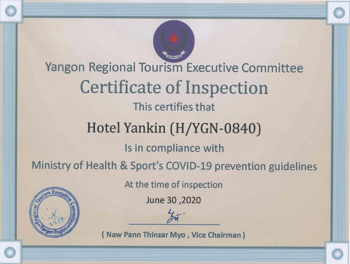 Hotel Yankin Yangon Exteriör bild